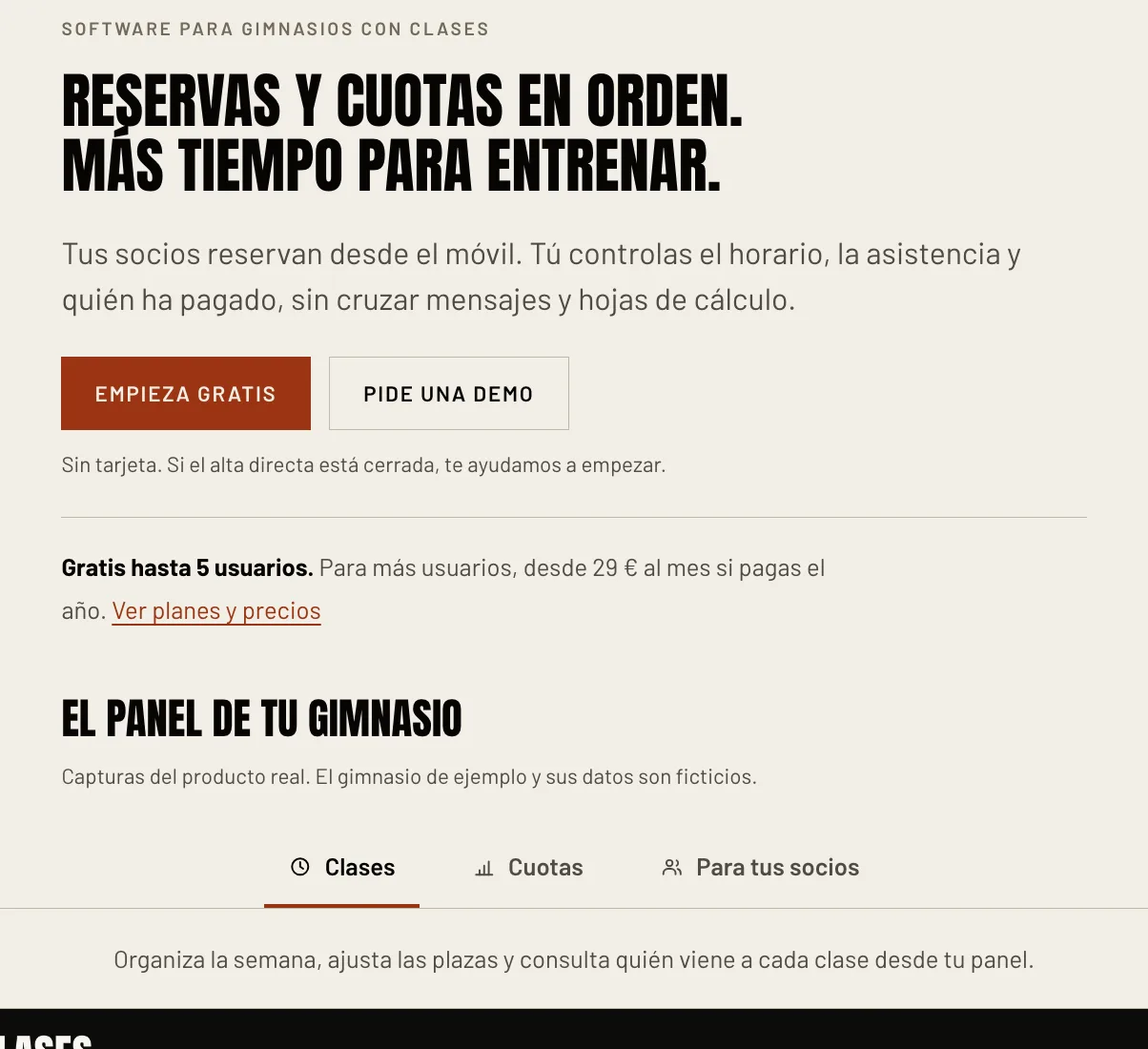 MIAFORO gym management app